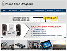 Tablet Screenshot of phoneshopdrogheda.com